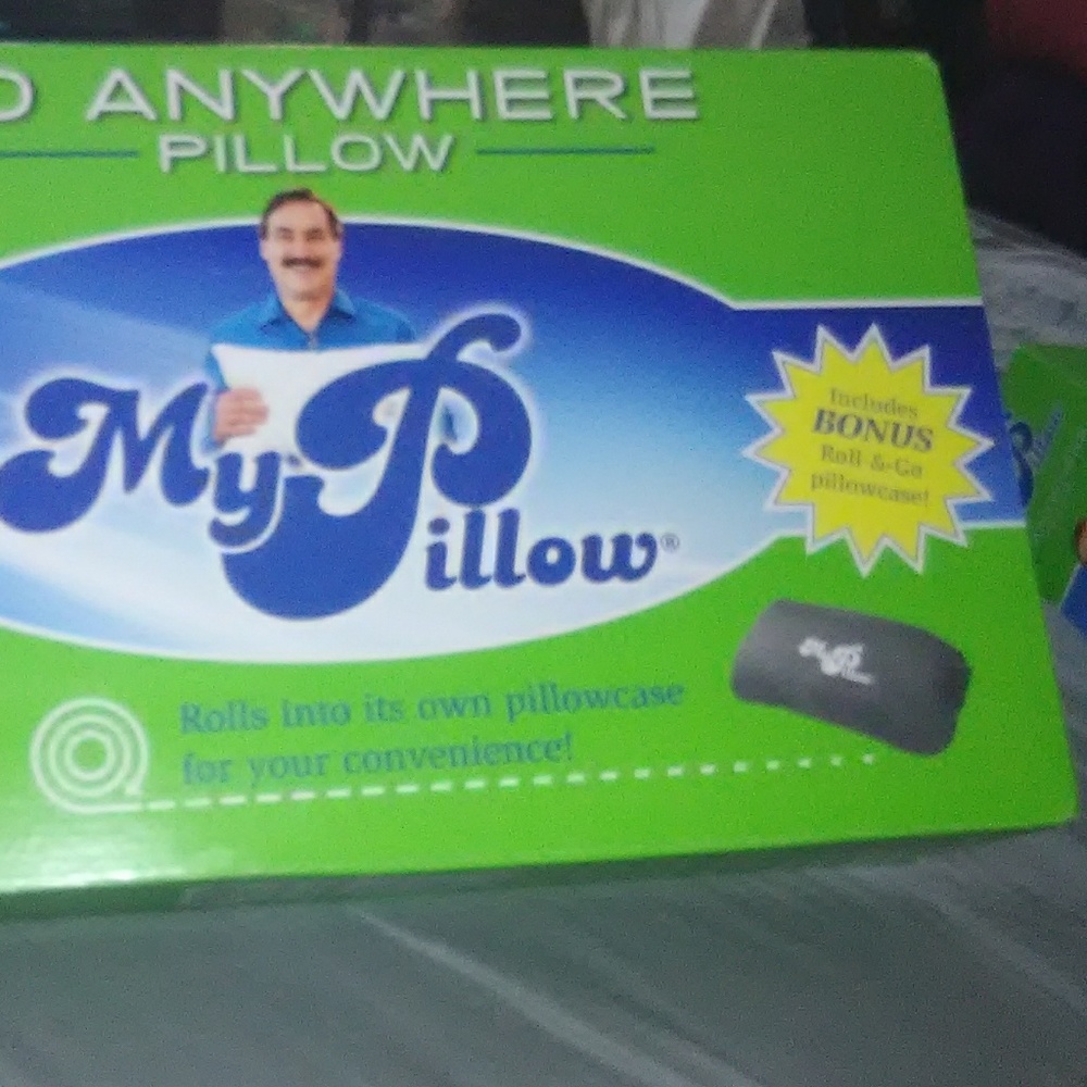 My Pillow brand Go anywhere pillow
